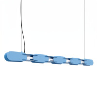 TH.1037 Pendelleuchte CHAIN 158 hellblau gallery