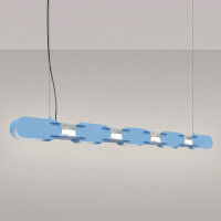 TH.1037 Pendelleuchte CHAIN 158 hellblau LED 4000K 3