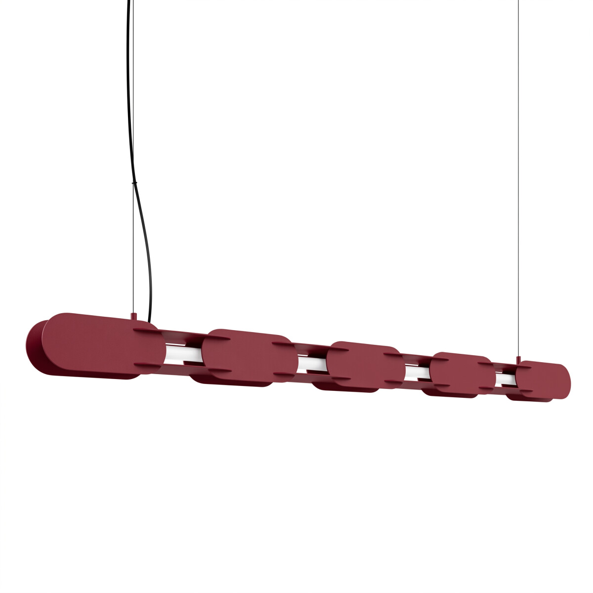 TH.1039 Pendelleuchte CHAIN 158 burgund LED 4000K