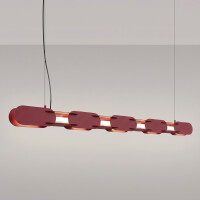 TH.1039 Pendelleuchte CHAIN 158 burgund LED 4000K 3