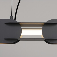 TH.1040 Pendelleuchte CHAIN 158 schwarz LED 4000K 4