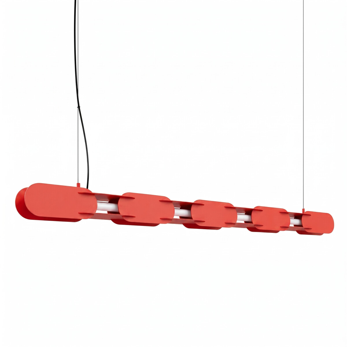 TH.1041 Pendelleuchte CHAIN 158 rot LED 4000K