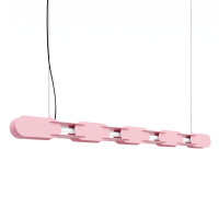 TH.1044 Pendelleuchte CHAIN 158 rosa LED gallery
