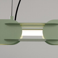 TH.1045 Pendelleuchte CHAIN 158 salbei LED 4000K 4
