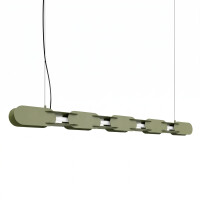 TH.1048 Pendelleuchte CHAIN 158 olivengrün LED 4000K 1