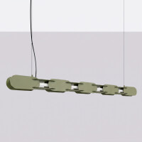 TH.1048 Pendelleuchte CHAIN 158 olivengrün LED 4000K 2