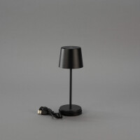 Vence Mini USB-LED-Tischleuchte schwarz 6