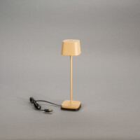 Capri Mini USB-LED-Tischleuchte sand 8