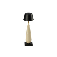 Frejus USB-LED-Tischleuchte schwarz / Kermaik 4