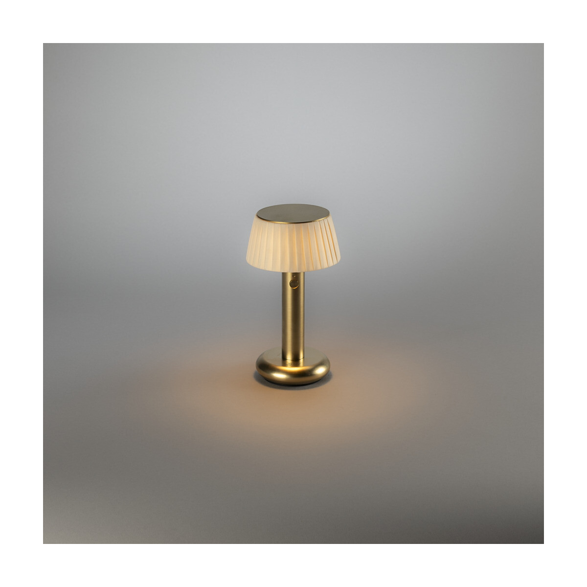 Grasse USB-LED-Tischleuchte messing matt