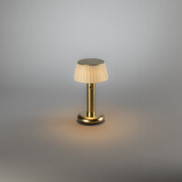 Grasse USB-LED-Tischleuchte messing matt gallery