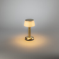 Grasse USB-LED-Tischleuchte messing matt 3
