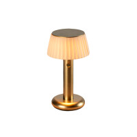 Grasse USB-LED-Tischleuchte messing matt 4