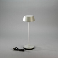 Menton USB-LED-Tischleuchte grau 8