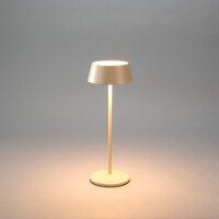 Menton USB-LED-Tischleuchte sand 1