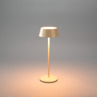 Menton USB-LED-Tischleuchte sand 6