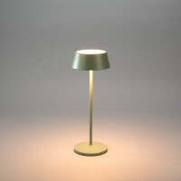 Menton USB-LED-Tischleuchte grün/gr gallery