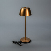 Eze USB-LED-Tischleuchte matt-kupfer 8