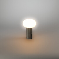 Antibes Mini USB-LED-Tischleuchte silber matt 6