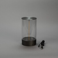 Edison M  USB-LED-Tischleuchte anthrazit 6