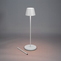 Pomezia Medium USB-LED-Stehleuchte weiss 5