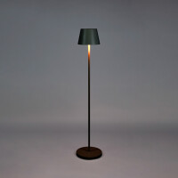 Pomezia Medium USB-LED-Stehleuchte schwarz 8