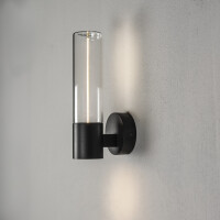 Edison LED Wandleuchte gross schwarz gallery