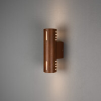 Cuneo Wandleuchte rost 4