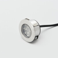 Bodeneinbauspot LED gross 3er-Basis-Set Edelstahl 4