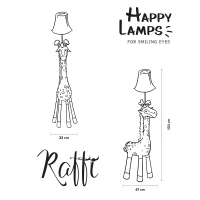 Happy Lamps Raffi – die Giraffen-Stehlampe (126 cm) 5