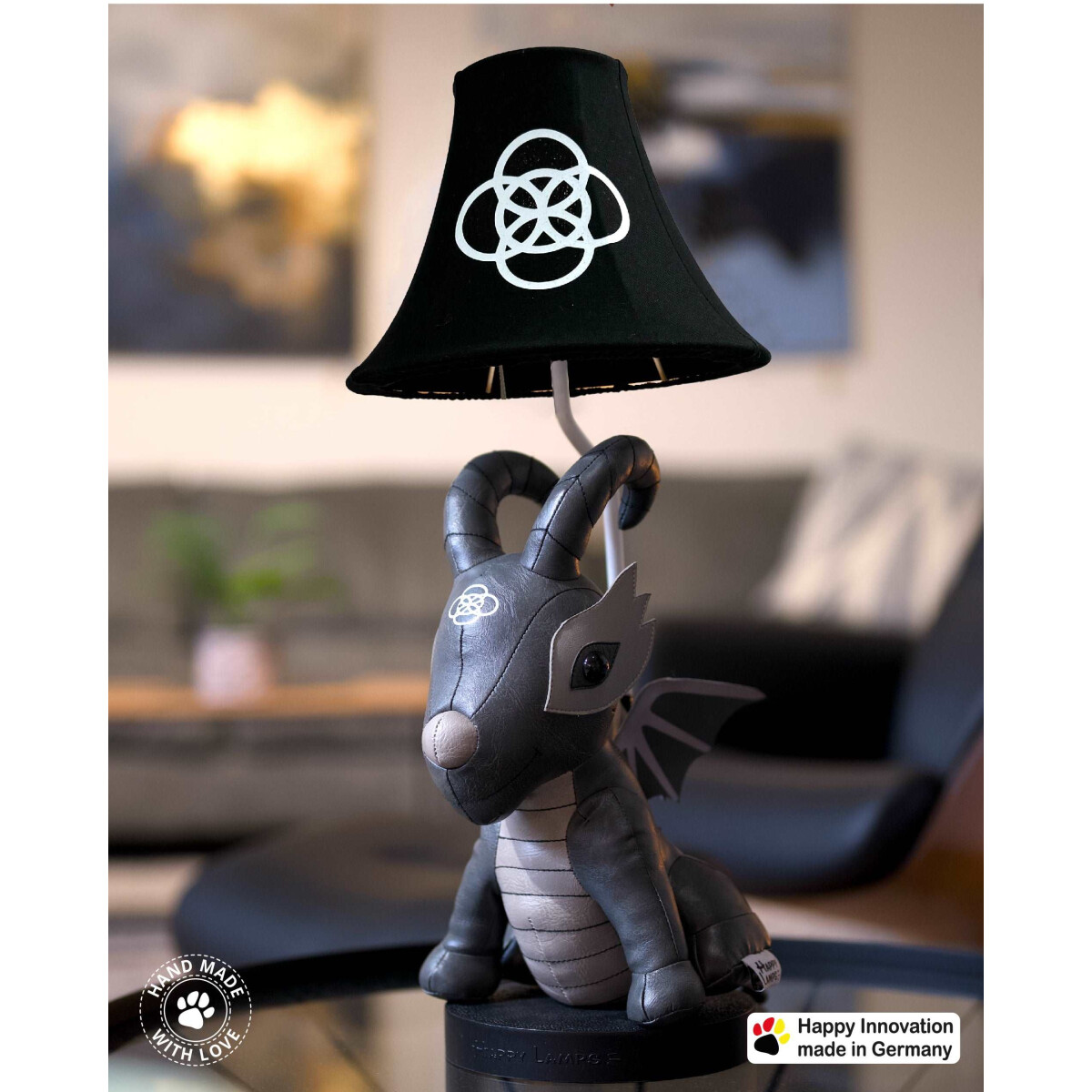 Happy Lamps HL10022 Black Dragon der Drache