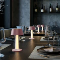 Sompex LULU - pink - metallic, Akku-Tischleuchte