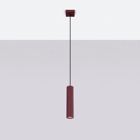 Sollux SL.1918 Pendelleuchte KARBON 1 burgund 3
