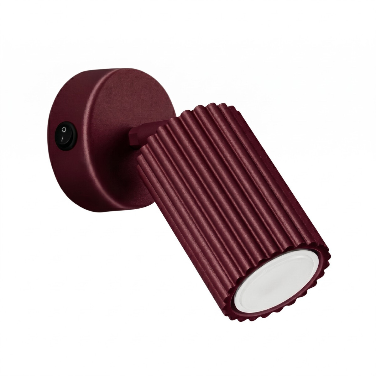 Sollux SL.1920 Wandleuchte KARBON burgund mit einem Schalter