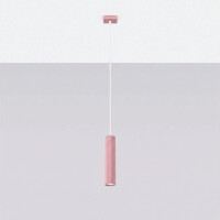 Sollux SL.1931 Pendelleuchte KARBON 1 rosa 3