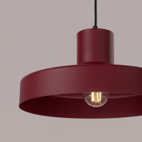Sollux SL.2052 Pendelleuchte BILO burgund 4