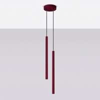 Sollux SL.2122 Pendelleuchten PASTELO 2 burgund 3