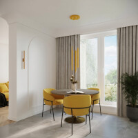 Sollux SL.2139 Pendelleuchte PASTELO 3P gelb 8