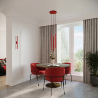 Sollux SL.2144 Wandleuchte PASTELO 2 rot 8