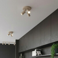Sollux SL.2156 Deckenleuchte RING 3P taupe 7