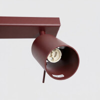 Sollux SL.2160 Deckenleuchte RING 2 burgund 5