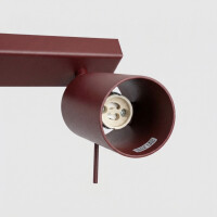 Sollux SL.2163 Deckenleuchte RING 4L burgund 5
