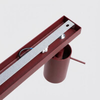 Sollux SL.2164 Deckenleuchte RING 6L burgund 4