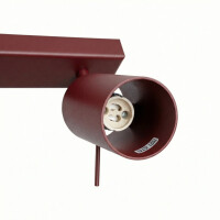 Sollux SL.2164 Deckenleuchte RING 6L burgund 5
