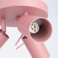 Sollux SL.2174 Deckenleuchte RING 3P rosa 5