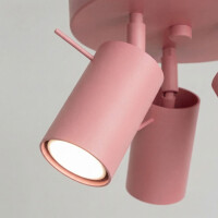 Sollux SL.2174 Deckenleuchte RING 3P rosa 6
