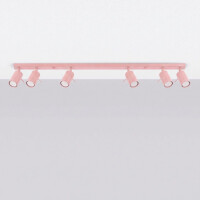 Sollux SL.2176 Deckenleuchte RING 6L rosa 3