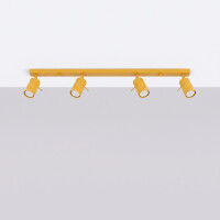 Sollux SL.2187 Deckenleuchte RING 4L gelb 3