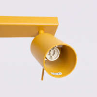 Sollux SL.2187 Deckenleuchte RING 4L gelb 5