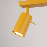 Sollux SL.2187 Deckenleuchte RING 4L gelb 6